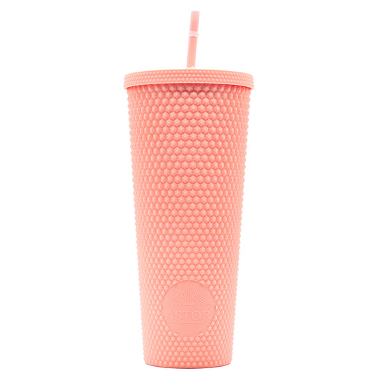 Matte Pink Studded Tumbler