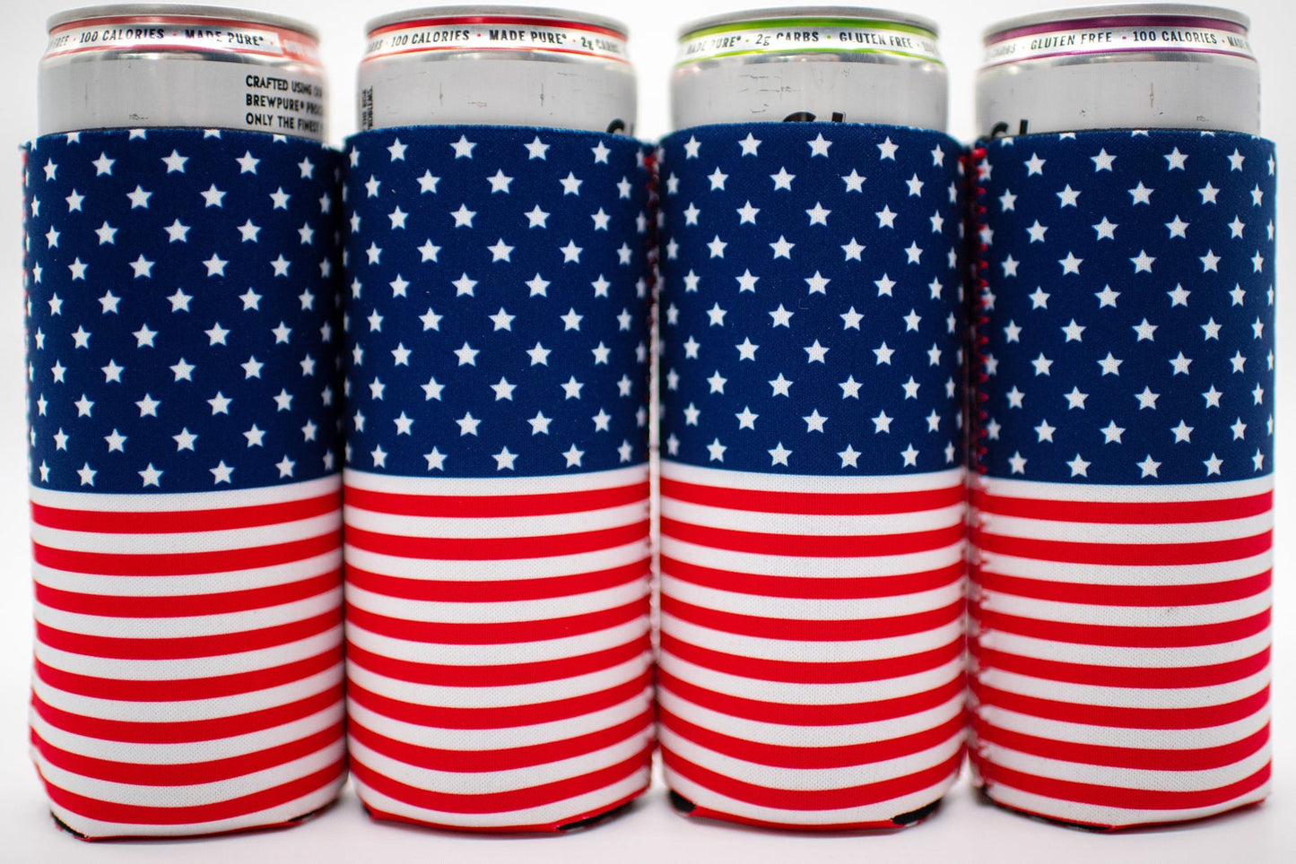 American Flag Slim Coolers