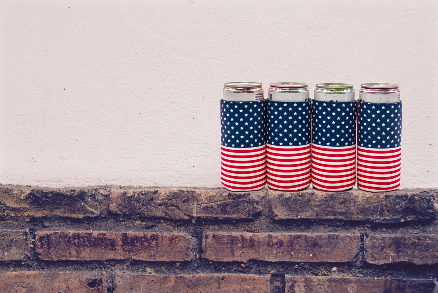 American Flag Slim Coolers